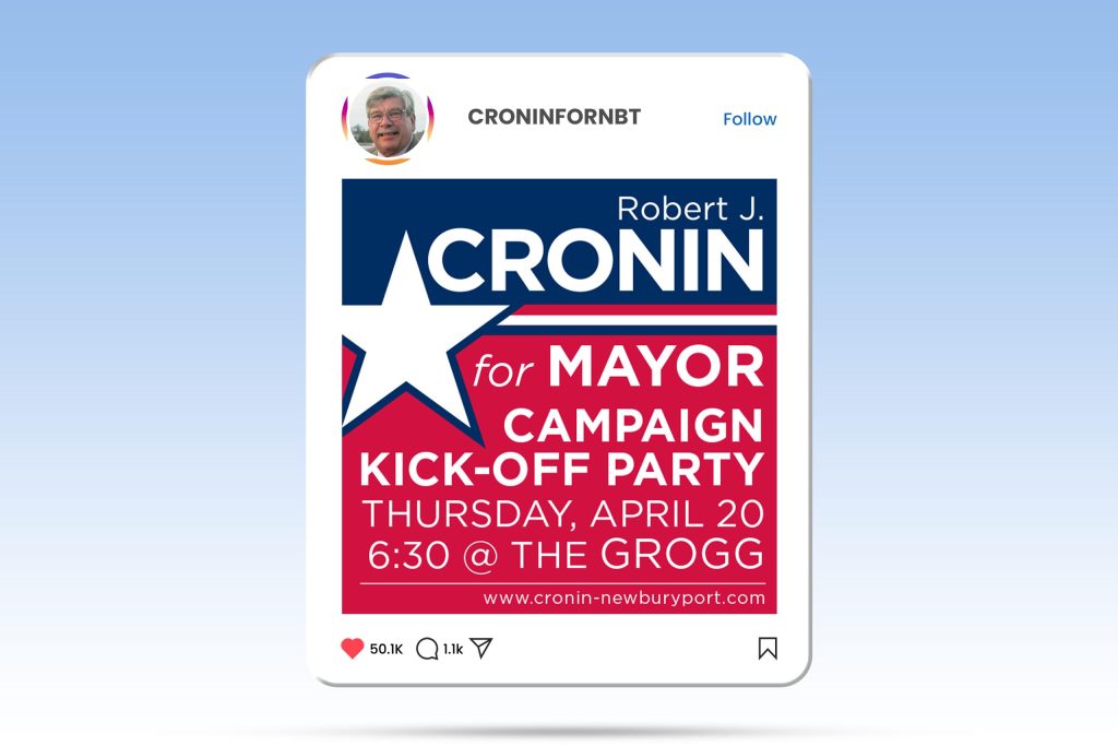 Cronin for Mayor Social Media Post