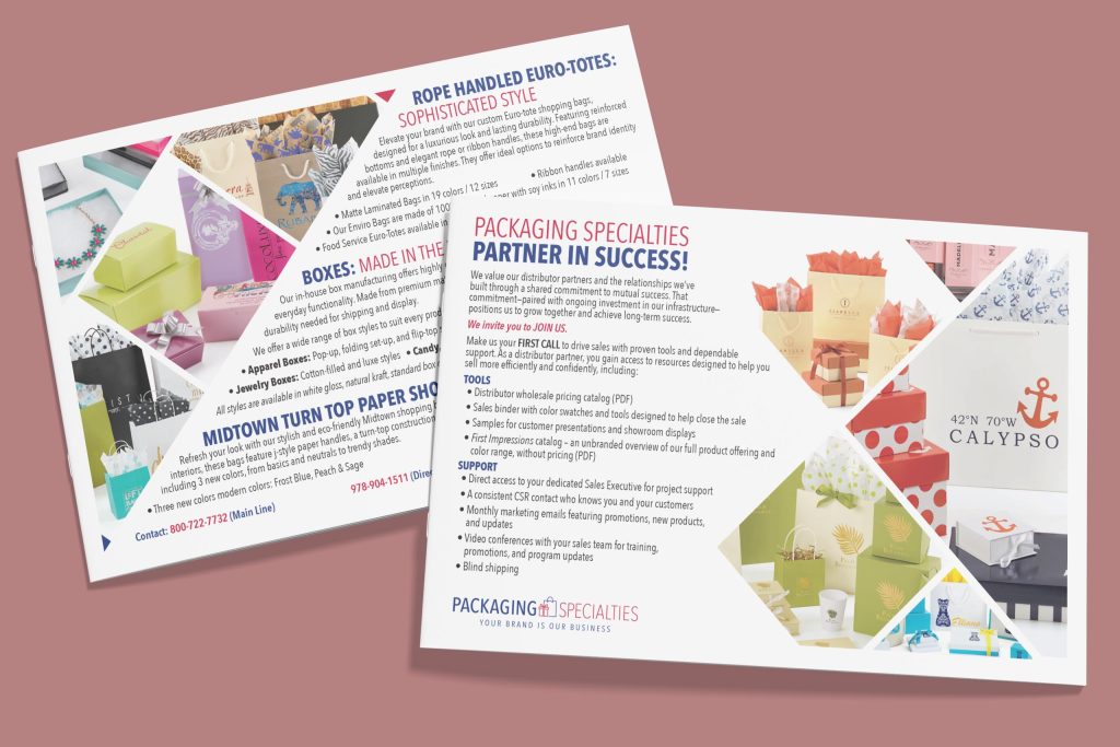 Packaging Specialties Trade Show Marketing Postcard